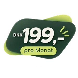 199 DKK/Monat zzgl. MwSt.