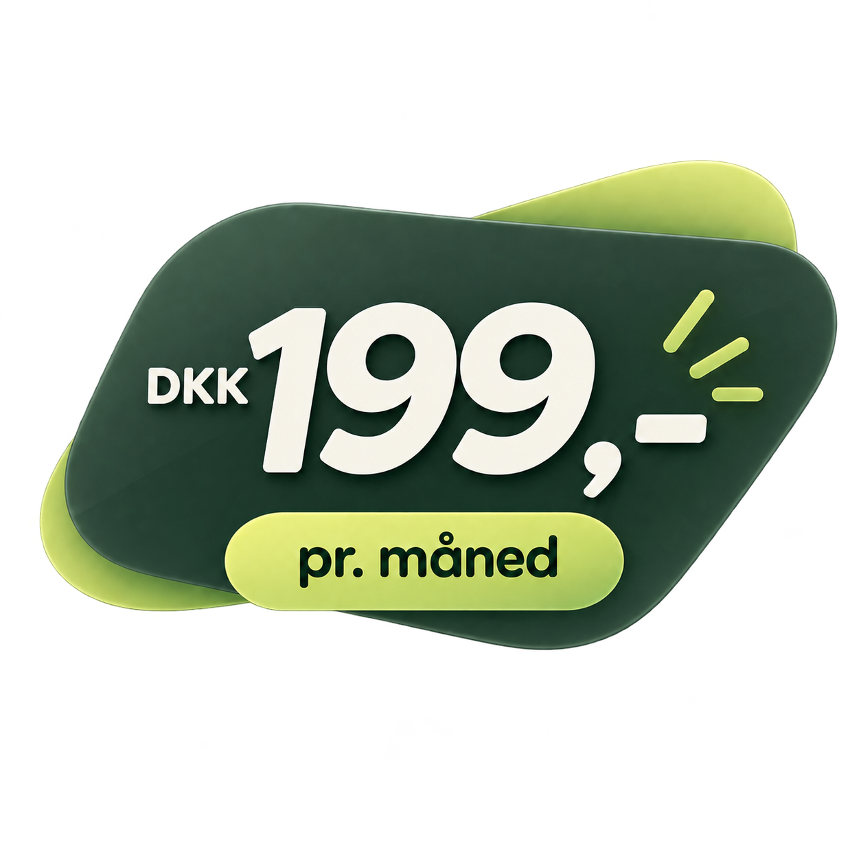 DKK 199,- pr. måned