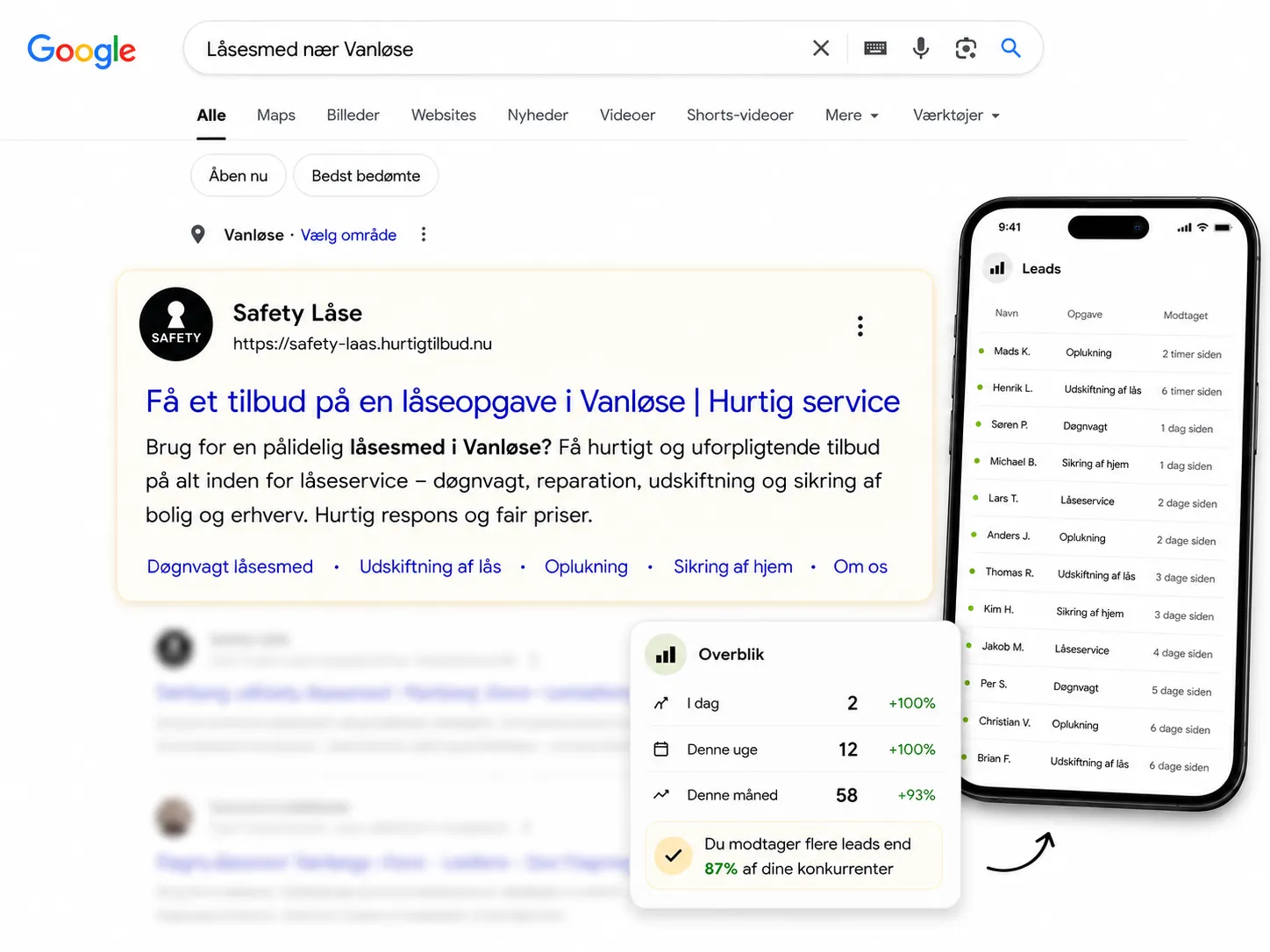 Google-resultat for Safety Låse & Sikring