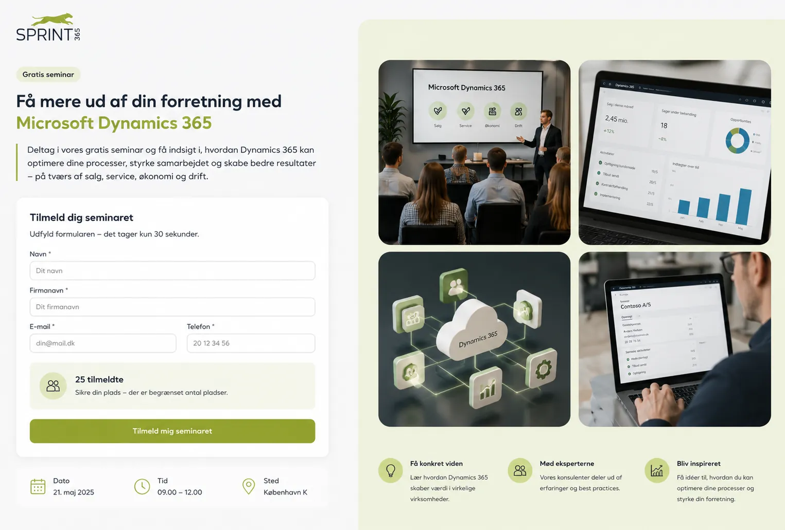 Sprint365 seminar-kampagne